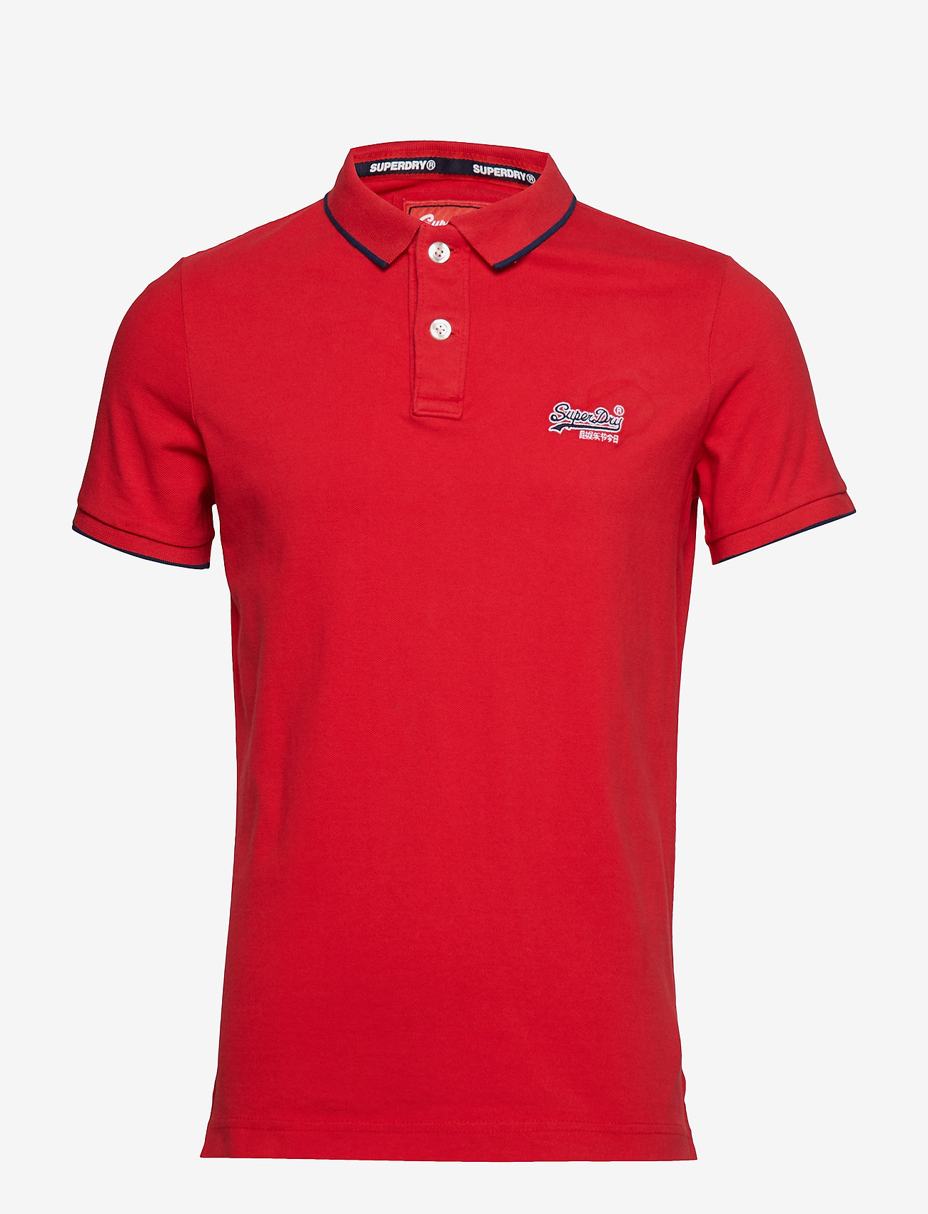 Superdry - HYPER CLASSIC PIQUE POLO - fiery red - 0