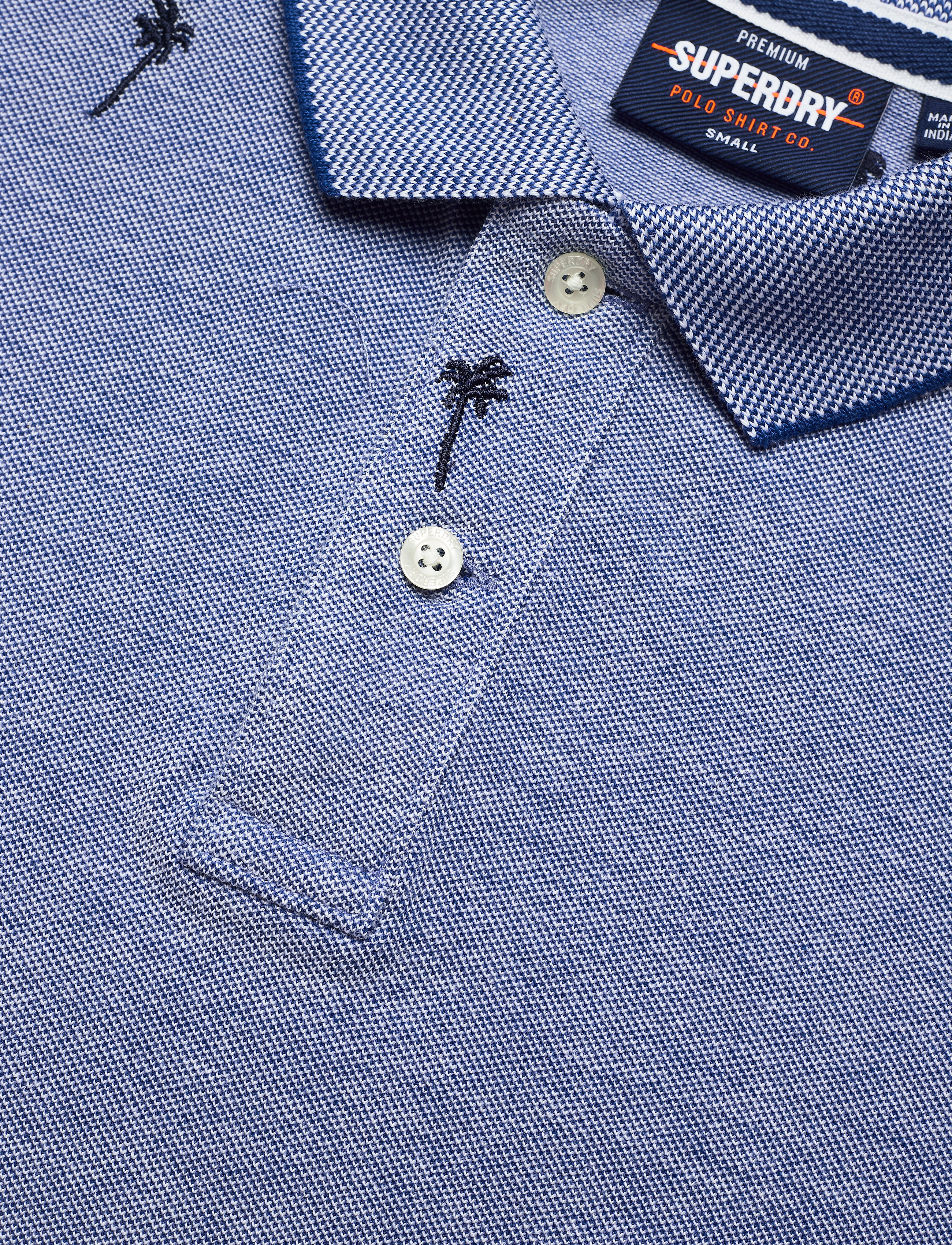Superdry - CLASSIC AOE PIQUE S/S POLO - milkshakes blue - 2