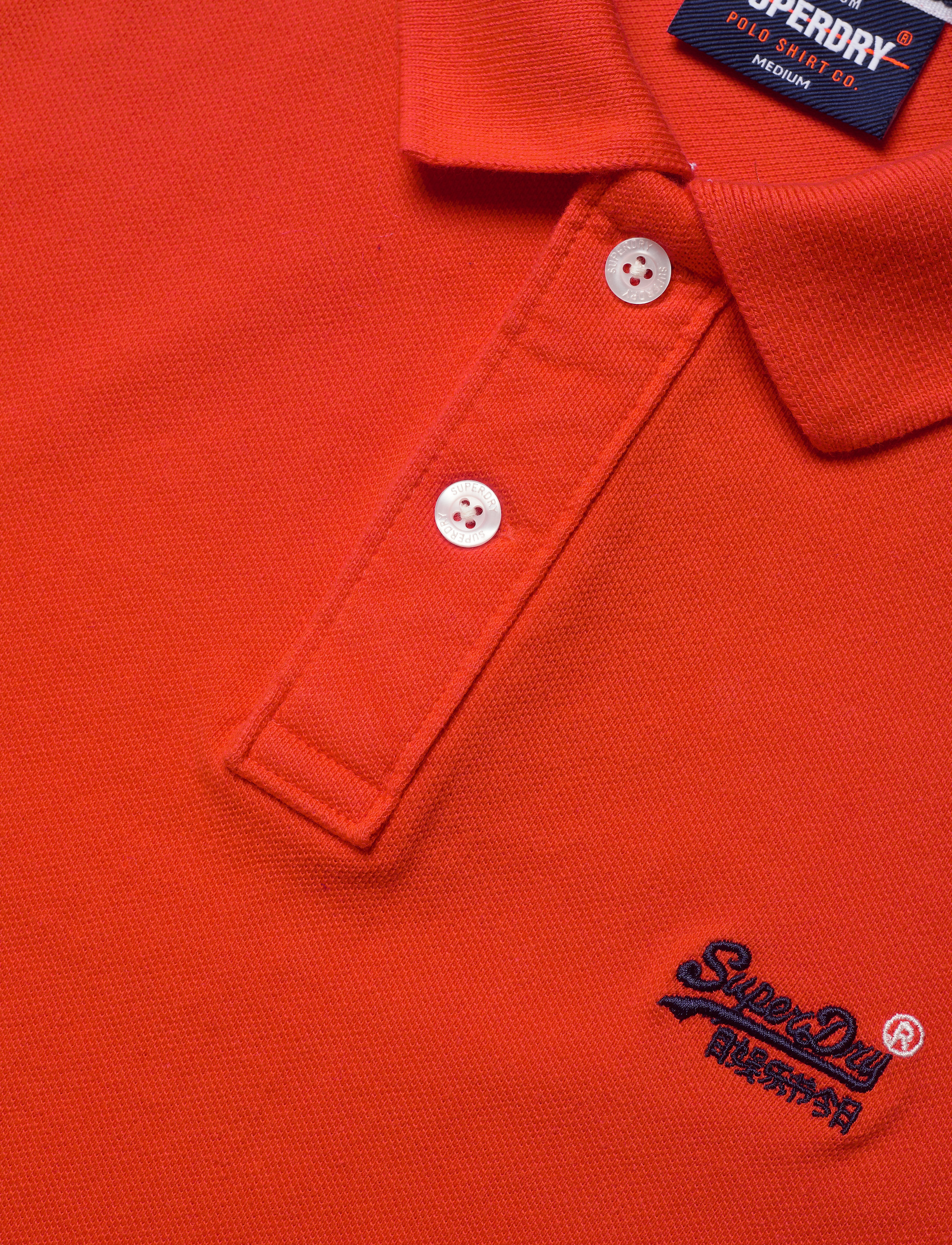 Superdry - CLASSIC PIQUE S/S POLO - apple red - 2
