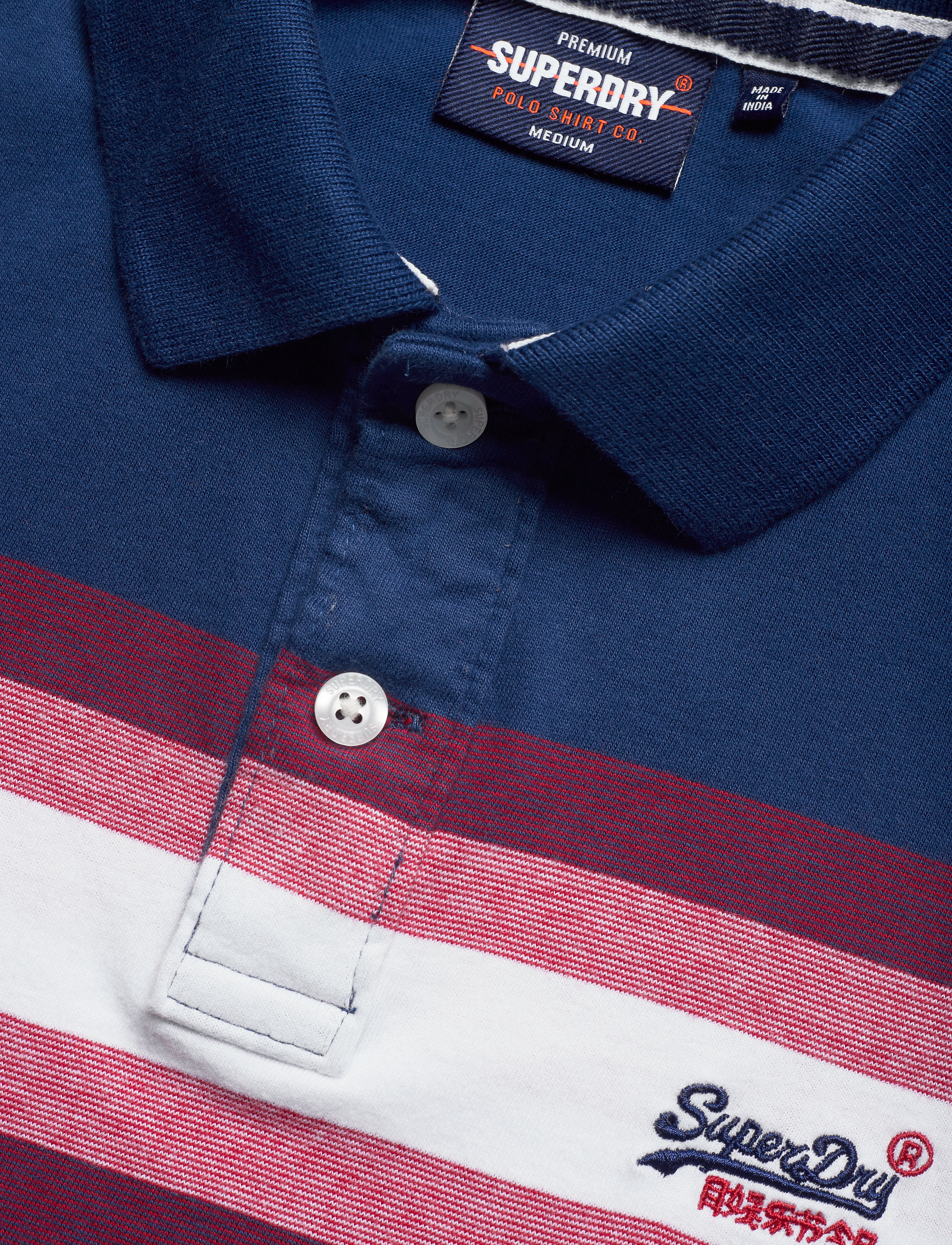 Superdry - MALIBU STRIPE POLO - blue stripe - 2