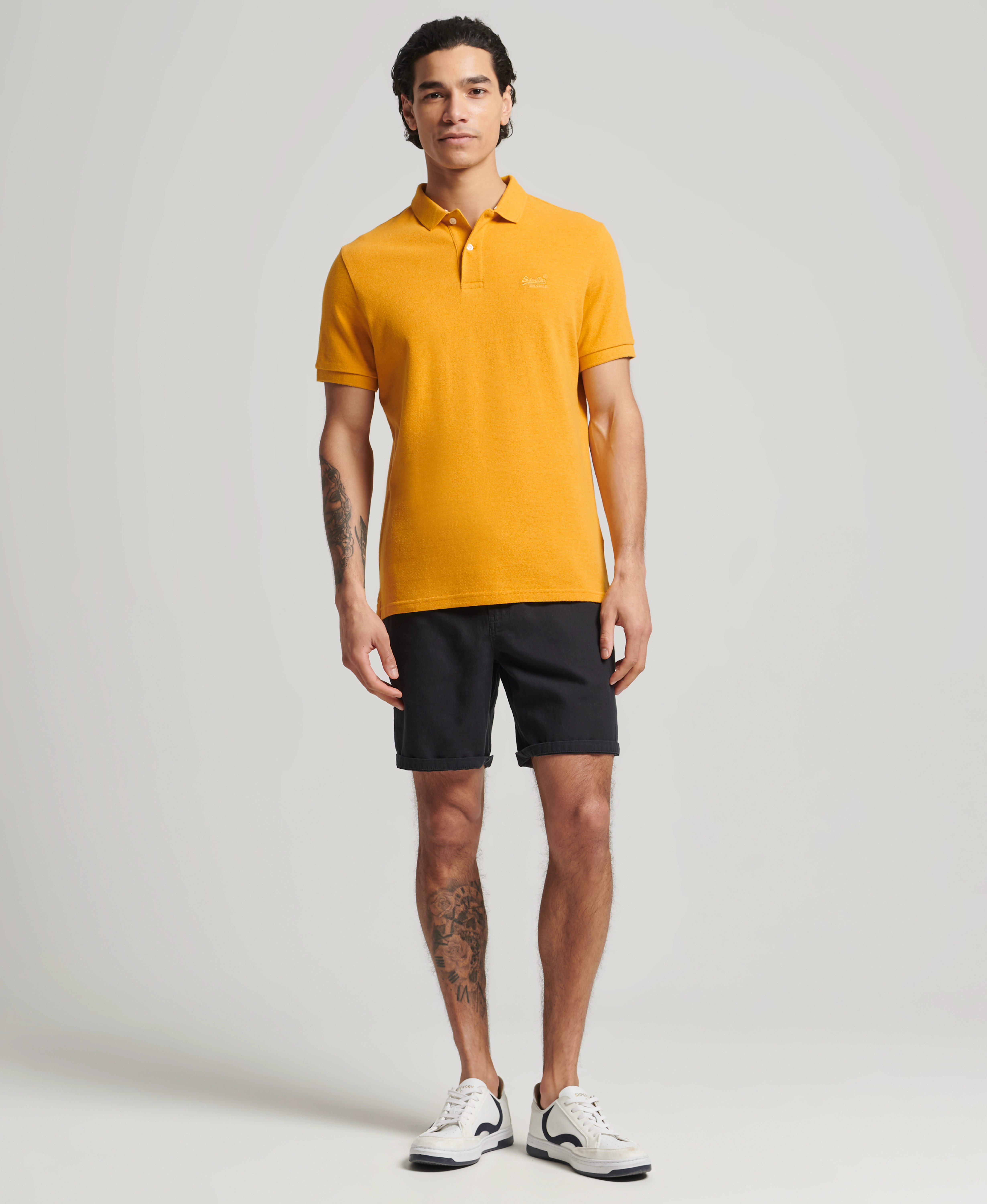Superdry - CLASSIC PIQUE POLO - turmeric marl - 3