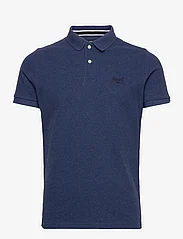Superdry - CLASSIC PIQUE POLO - short-sleeved polos - bright blue marl - 0