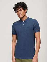 Superdry - CLASSIC PIQUE POLO - polo marškinėliai trumpomis rankovėmis - bright blue marl - 2