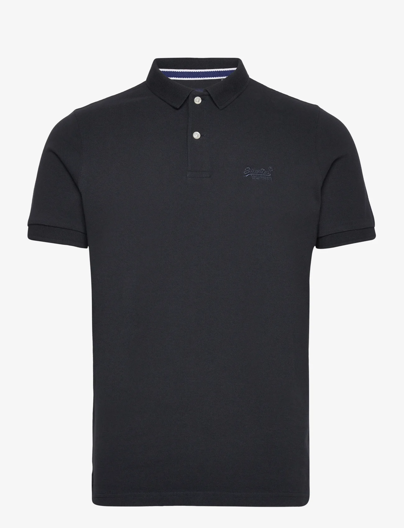 Superdry - CLASSIC PIQUE POLO - short-sleeved polos - eclipse navy - 0