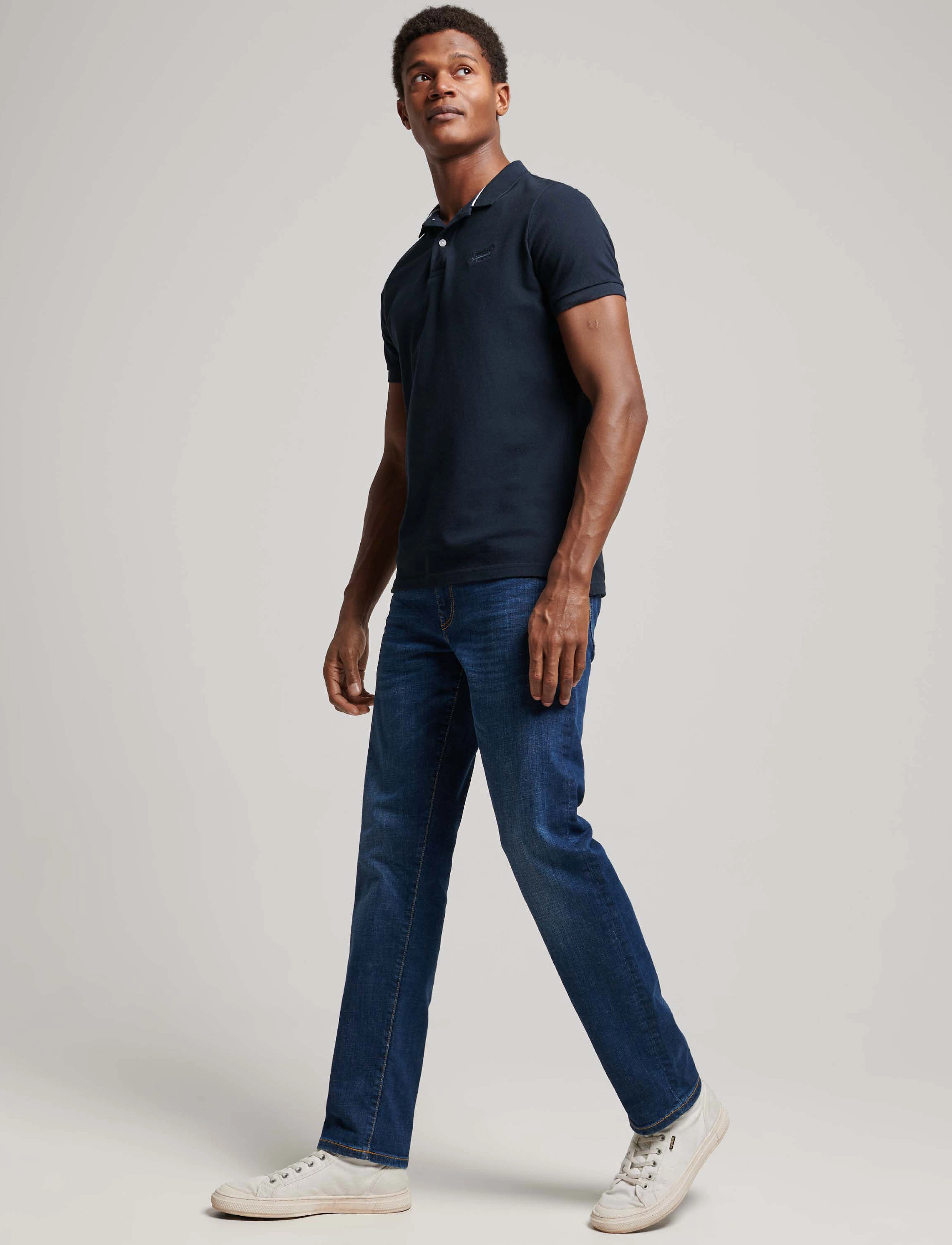 Superdry - CLASSIC PIQUE POLO - short-sleeved polos - eclipse navy - 4