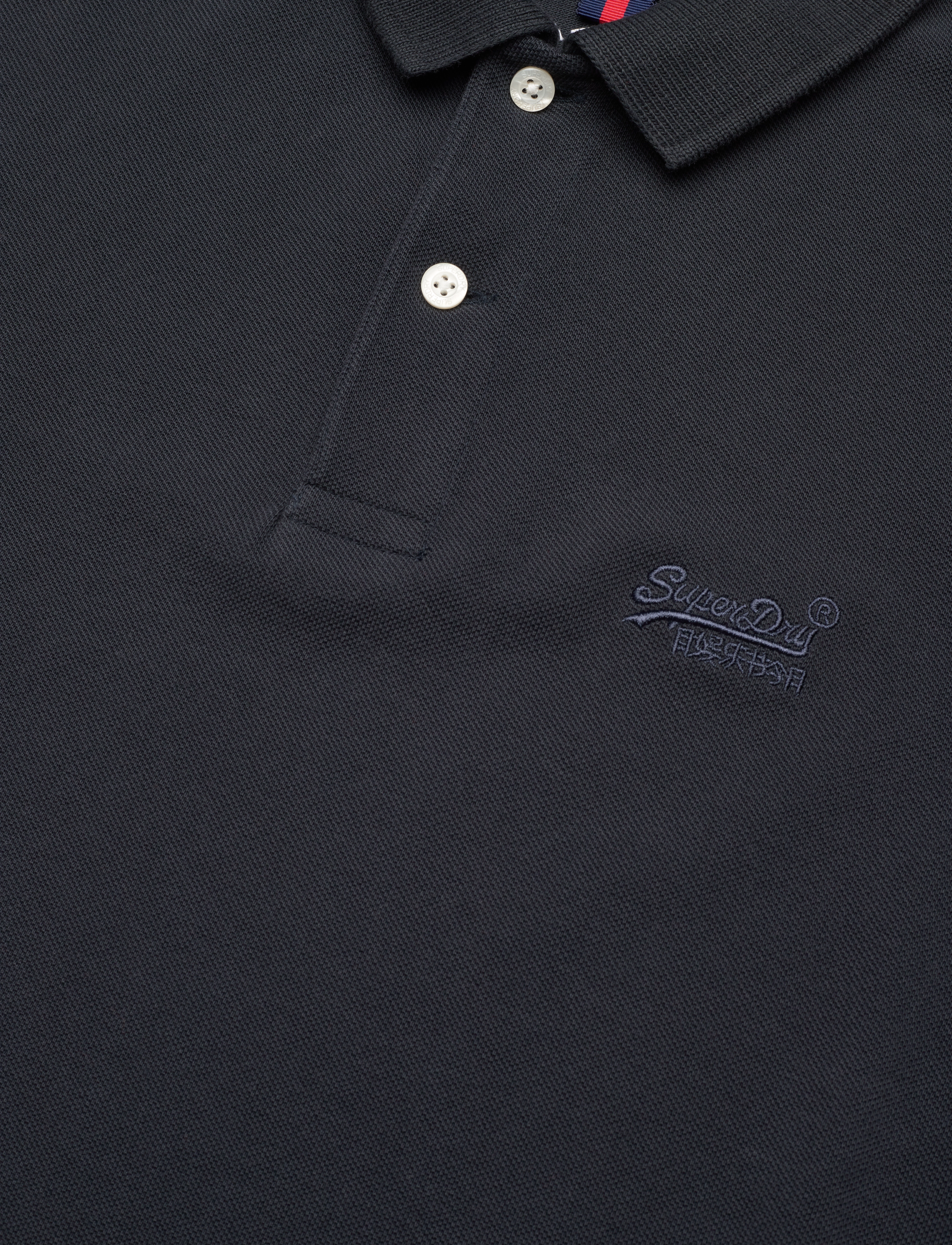 Superdry - CLASSIC PIQUE POLO - short-sleeved polos - eclipse navy - 5