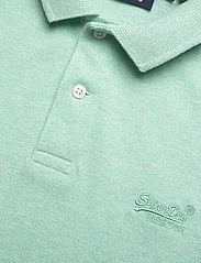 Superdry - CLASSIC PIQUE POLO - short-sleeved polos - light mint green marl - 2