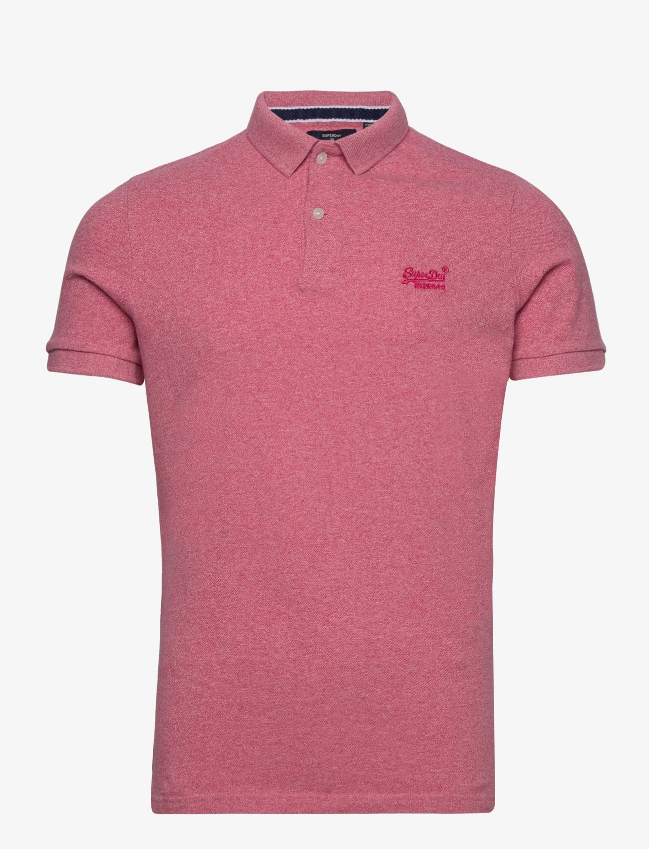 Superdry - CLASSIC PIQUE POLO - short-sleeved polos - mid pink grit - 0