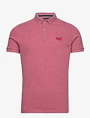 Superdry - CLASSIC PIQUE POLO - polo marškinėliai trumpomis rankovėmis - mid pink grit - 0