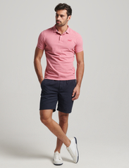 Superdry - CLASSIC PIQUE POLO - short-sleeved polos - mid pink grit - 3