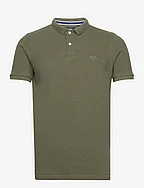 CLASSIC PIQUE POLO - THRIFT OLIVE MARL
