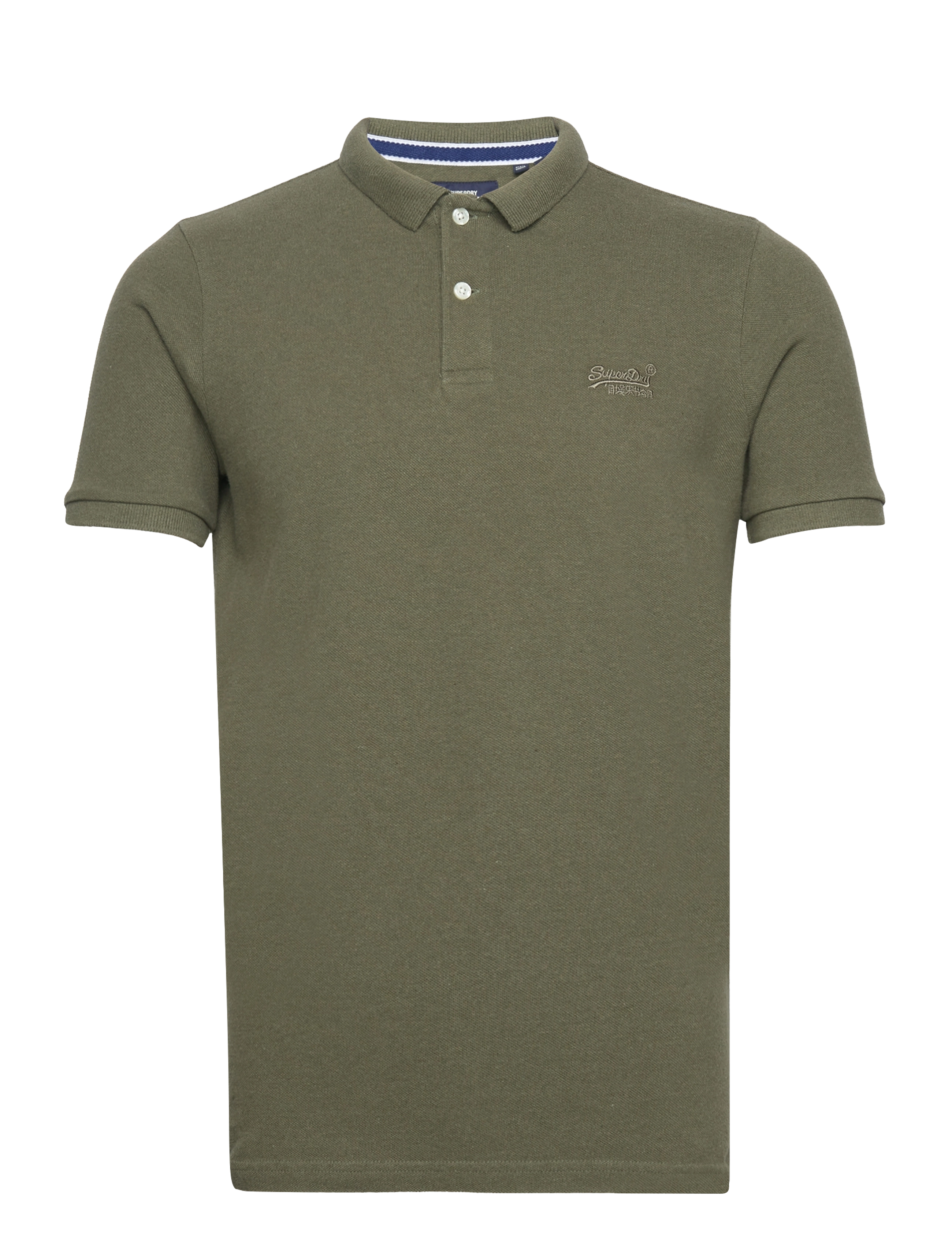 Superdry - CLASSIC PIQUE POLO - thrift olive marl - 1