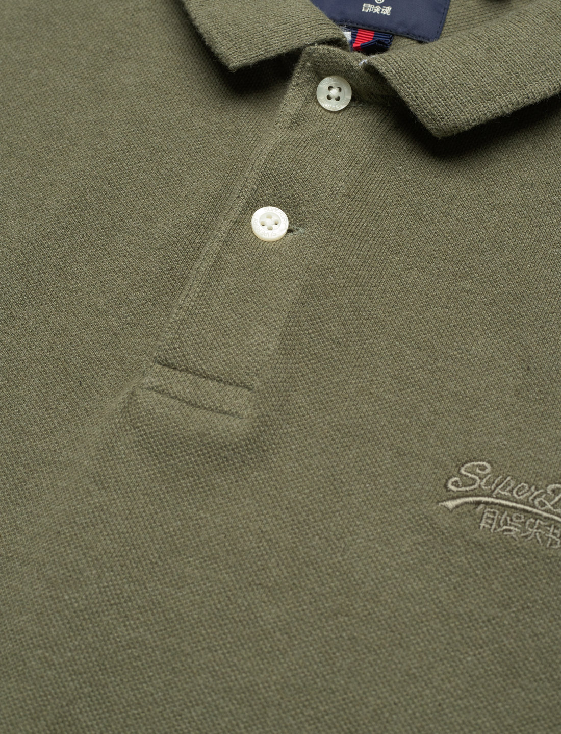 Superdry - CLASSIC PIQUE POLO - kurzärmelig - thrift olive marl - 4
