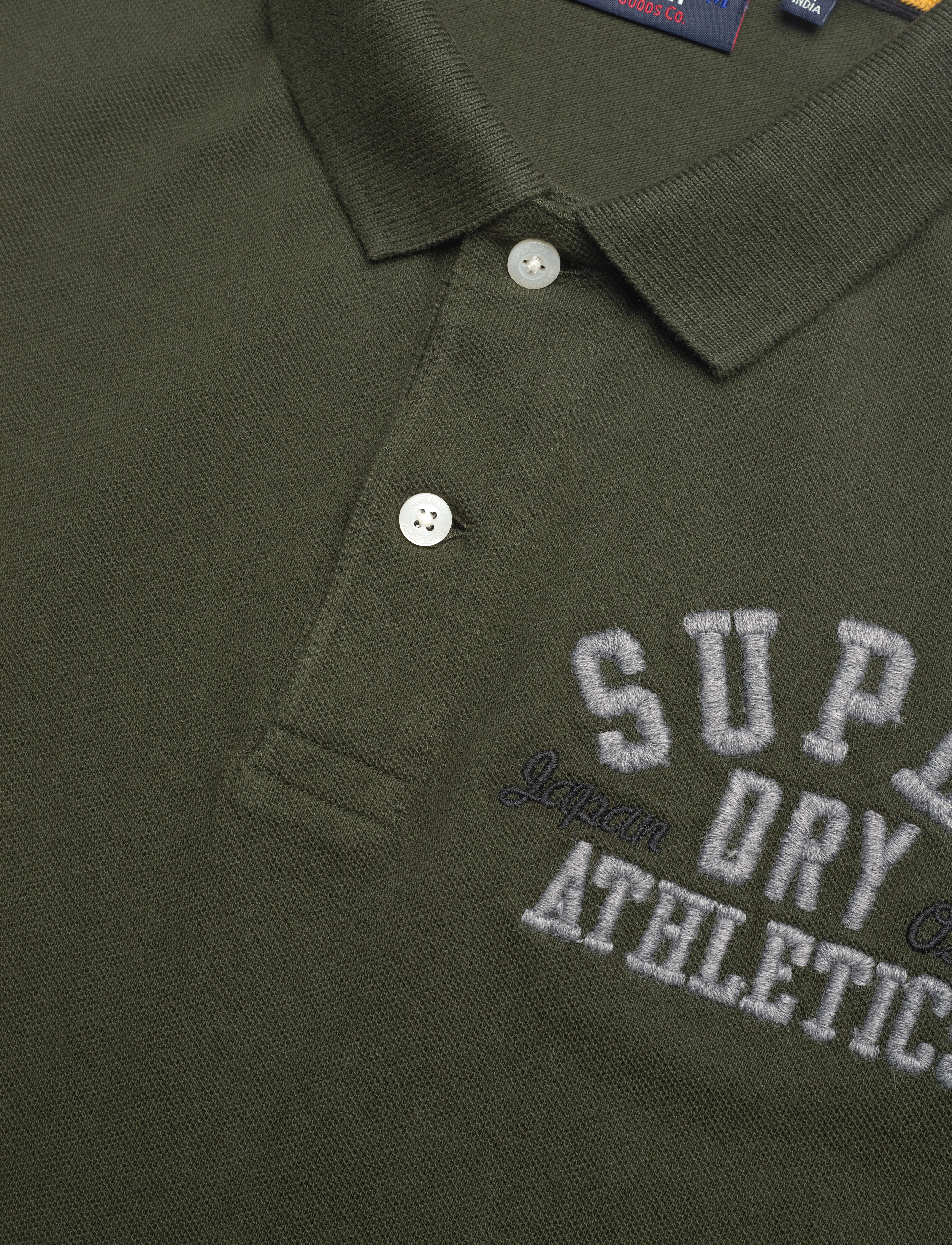 Superdry - APPLIQUE CLASSIC FIT POLO - surplus goods olive green 1 - 4