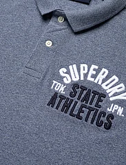 Superdry - APPLIQUE CLASSIC FIT POLO - short-sleeved polos - bay blue marl - 4