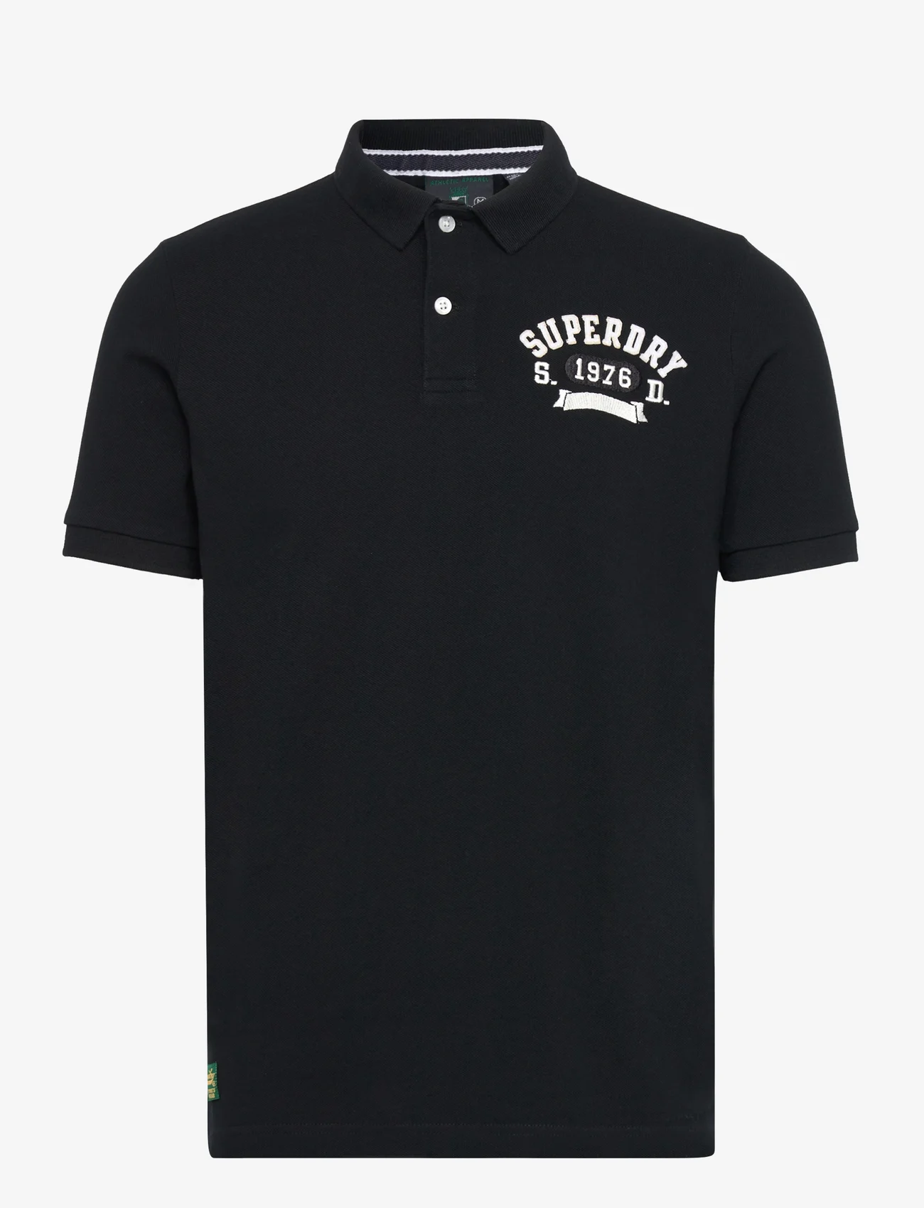 Superdry - APPLIQUE CLASSIC FIT POLO - polo marškinėliai trumpomis rankovėmis - black - 0