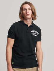 Superdry - APPLIQUE CLASSIC FIT POLO - polo marškinėliai trumpomis rankovėmis - black - 2