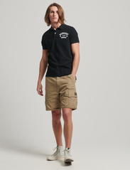 Superdry - APPLIQUE CLASSIC FIT POLO - polo marškinėliai trumpomis rankovėmis - black - 3