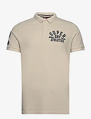 Superdry - APPLIQUE CLASSIC FIT POLO - short-sleeved polos - light stone beige - 0