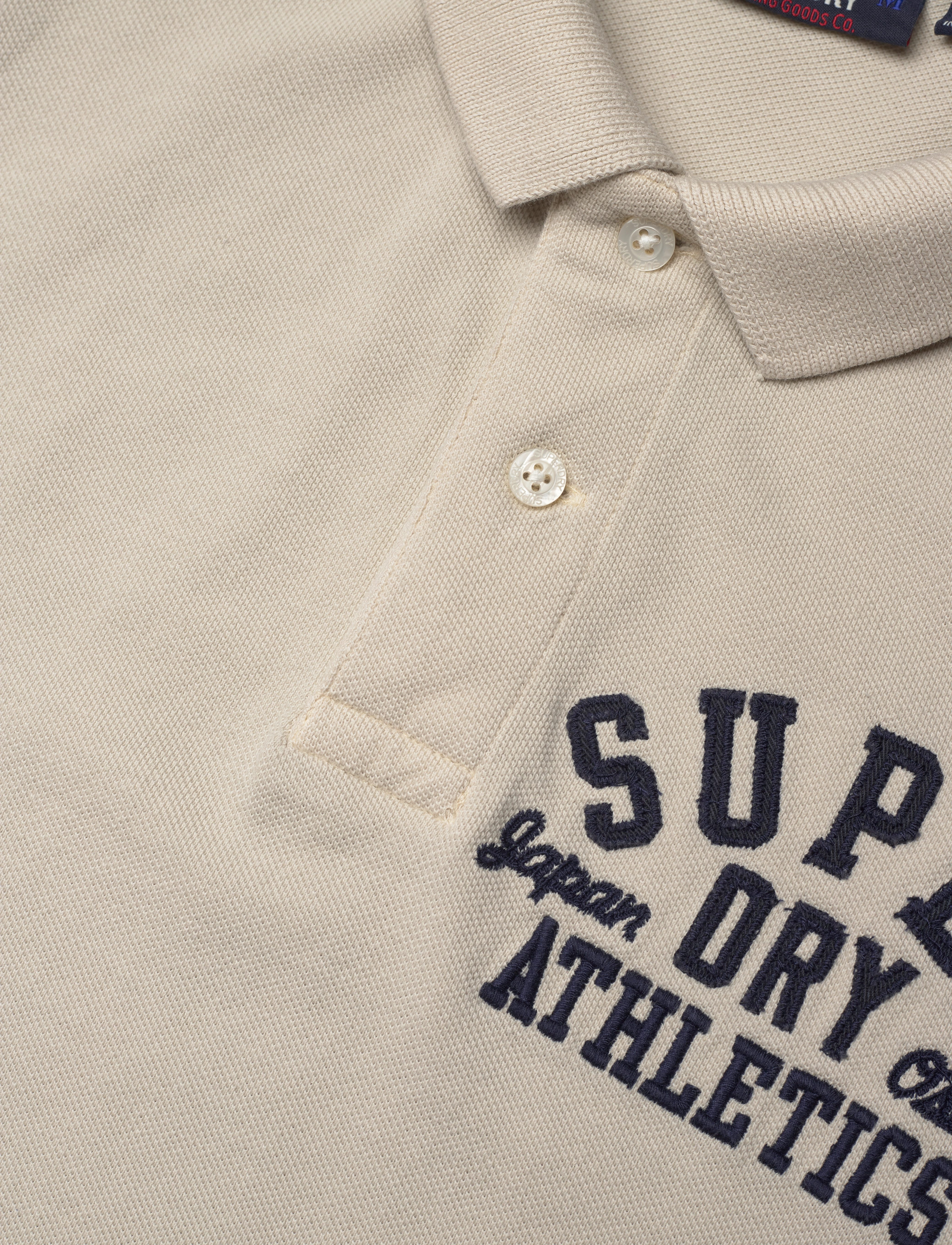 Superdry - APPLIQUE CLASSIC FIT POLO - light stone beige - 3
