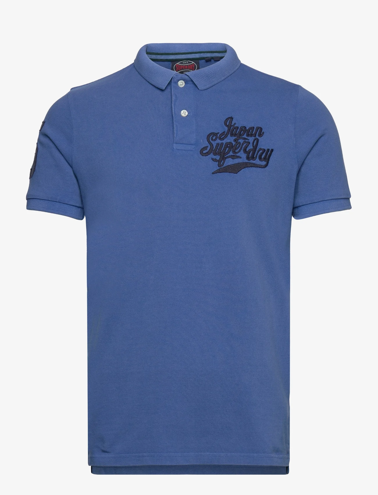 Superdry - APPLIQUE CLASSIC FIT POLO - short-sleeved polos - monaco blue - 0