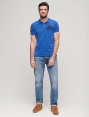 Superdry - APPLIQUE CLASSIC FIT POLO - short-sleeved polos - monaco blue - 4