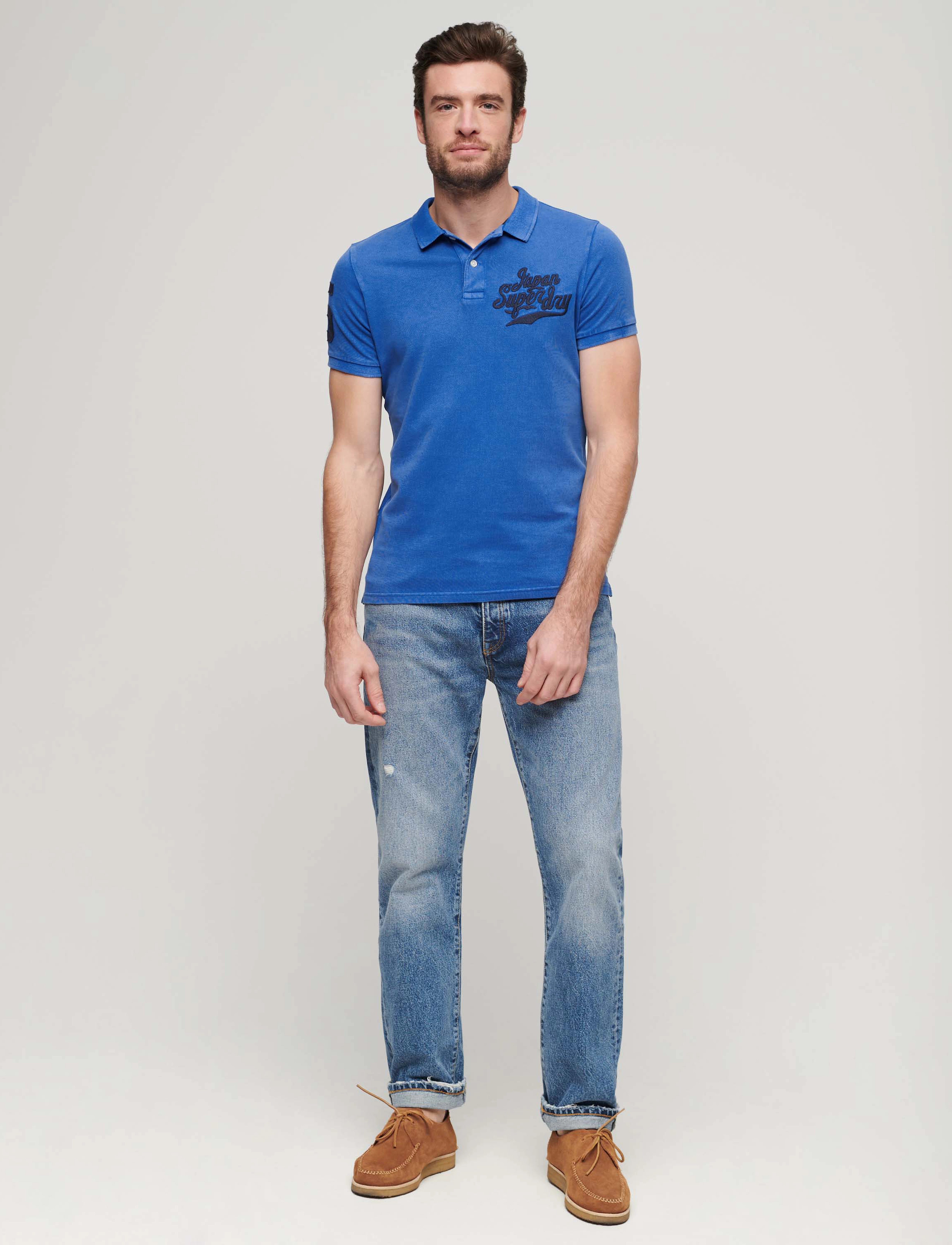 Superdry - APPLIQUE CLASSIC FIT POLO - monaco blue - 4