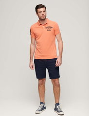 Superdry - APPLIQUE CLASSIC FIT POLO - short-sleeved polos - sunburst coral - 4