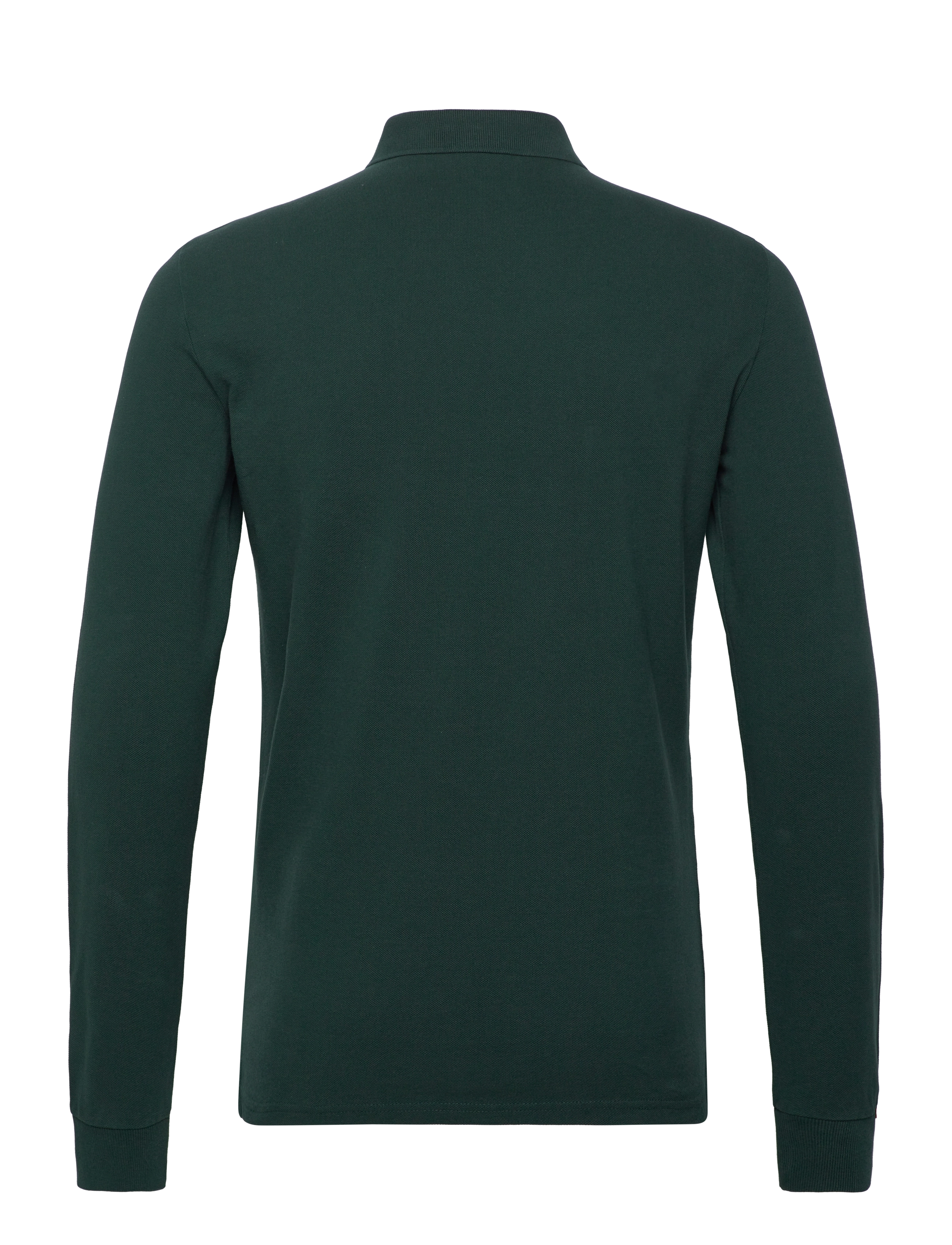 Superdry - LONG SLEEVE COTTON PIQUE POLO - forest green - 1