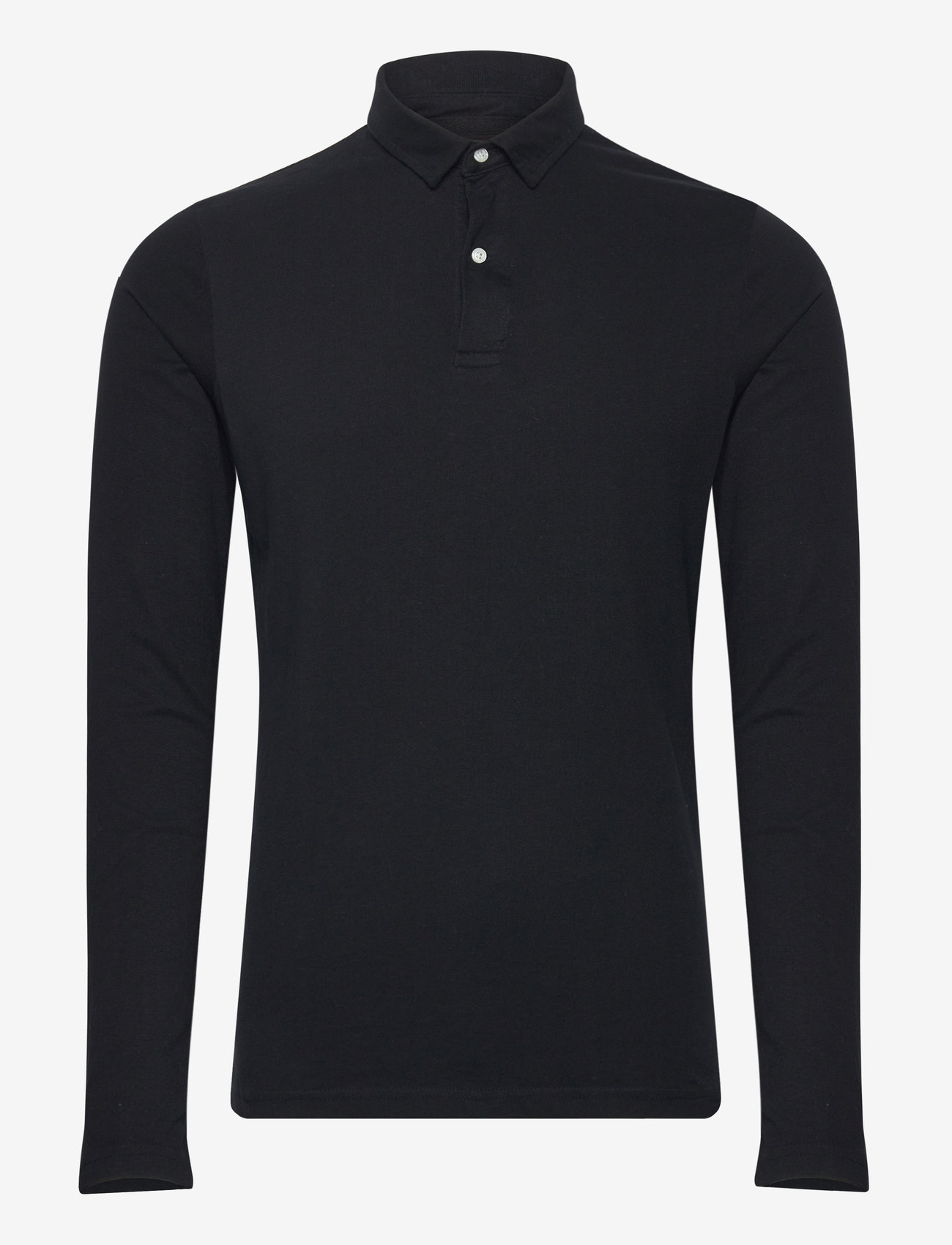 Superdry - STUDIOS L/S JERSEY POLO - black - 1