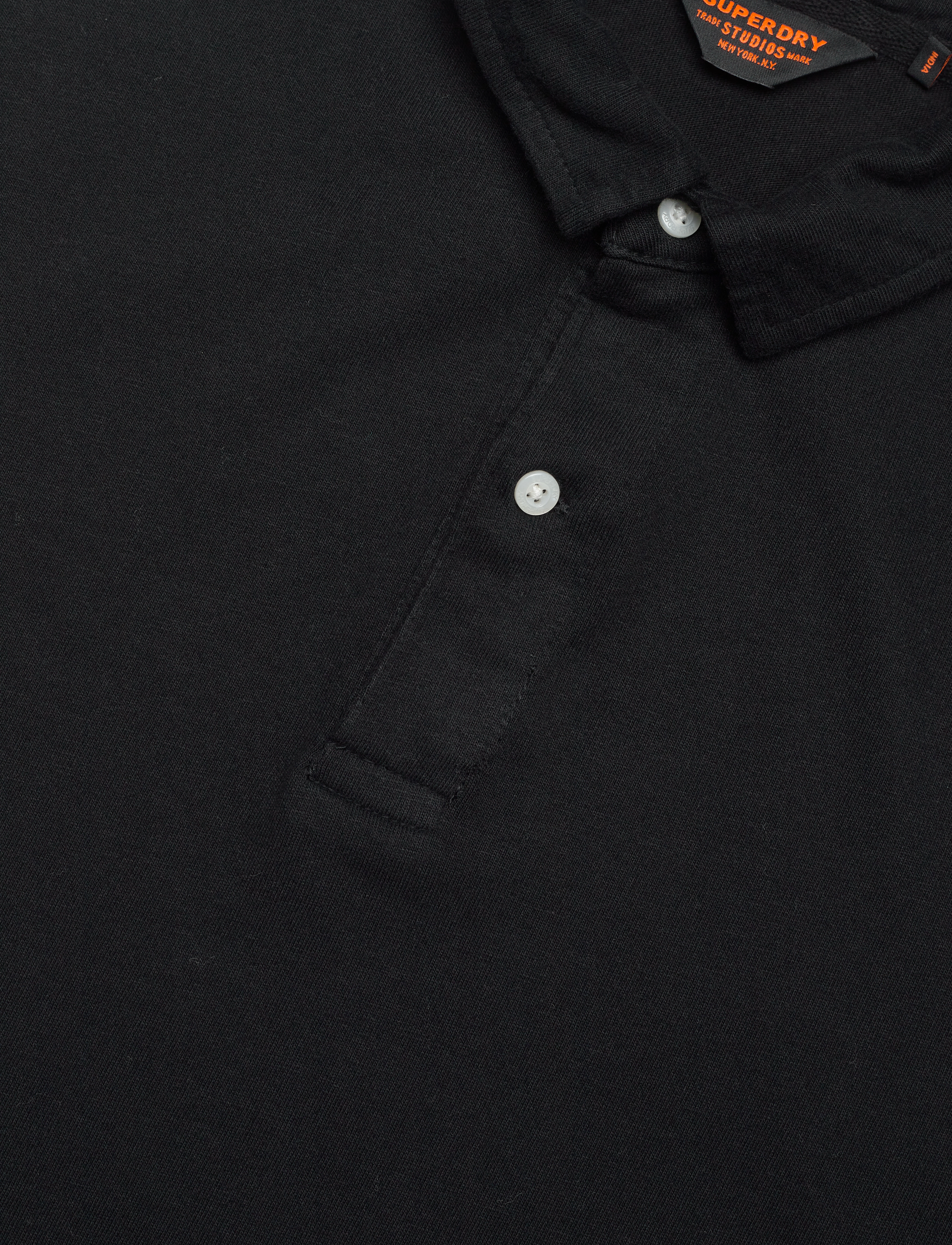 Superdry - STUDIOS L/S JERSEY POLO - black - 4