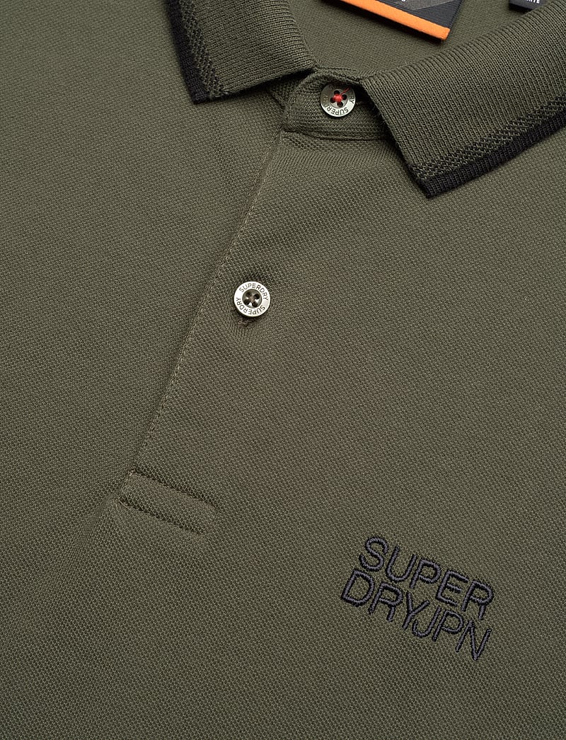Superdry - SPORTSWEAR RELAXED TIPPED POLO - short-sleeved polos - army khaki - 4