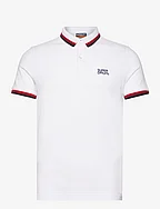 SPORTSWEAR RELAXED TIPPED POLO - BRILLIANT WHITE