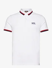 Superdry - SPORTSWEAR RELAXED TIPPED POLO - kortærmede poloer - brilliant white - 0
