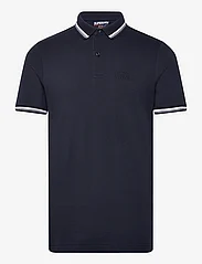 Superdry - SPORTSWEAR RELAXED TIPPED POLO - lyhythihaiset - eclipse navy - 0