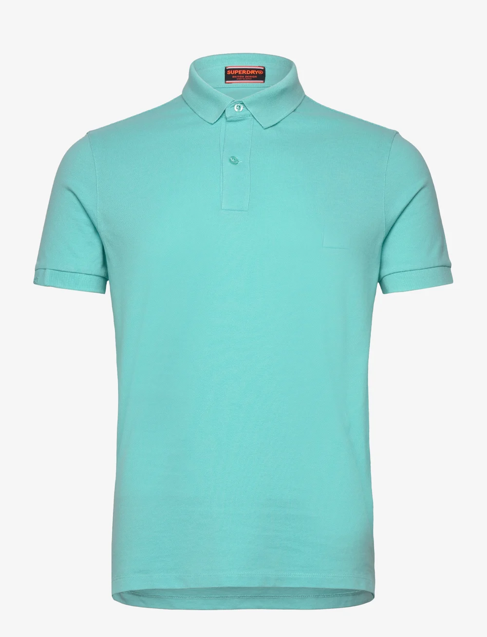 Superdry - CITY PIQUE POLO - kurzärmelig - aqua sky turquoise - 1