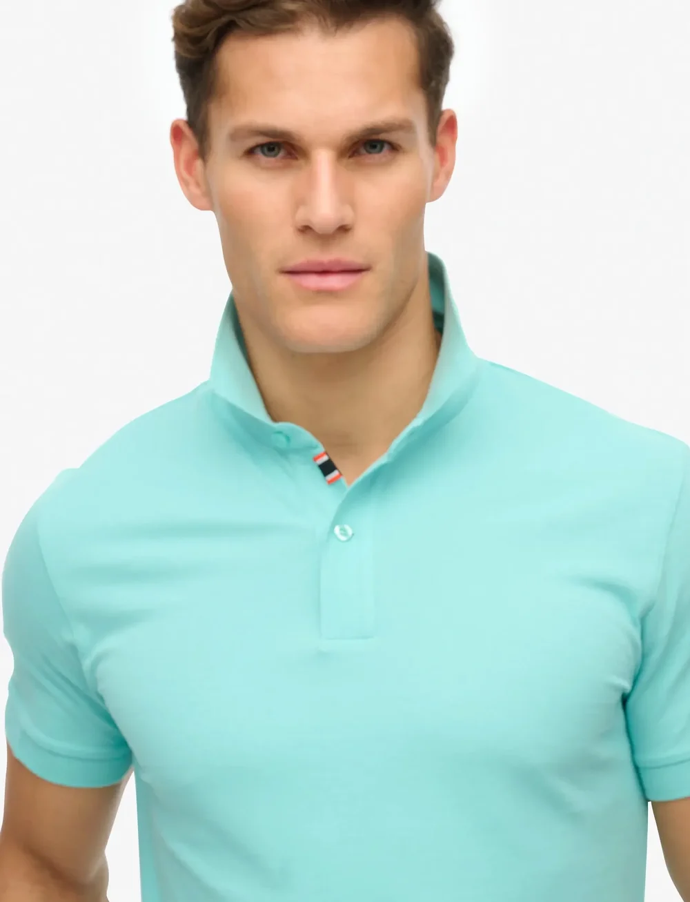 Superdry - CITY PIQUE POLO - kurzärmelig - aqua sky turquoise - 3