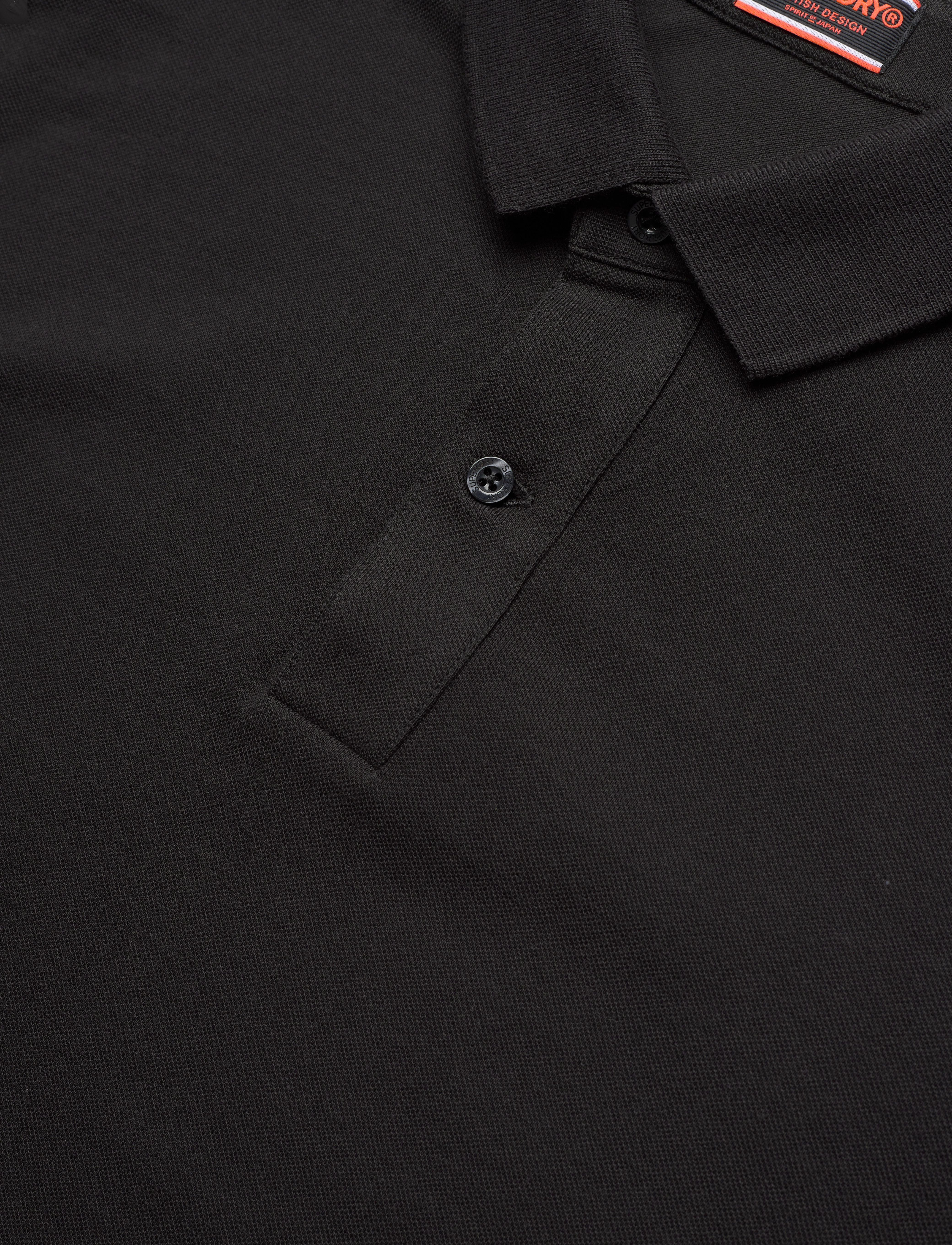 Superdry - CITY PIQUE POLO - laveste priser - black - 3