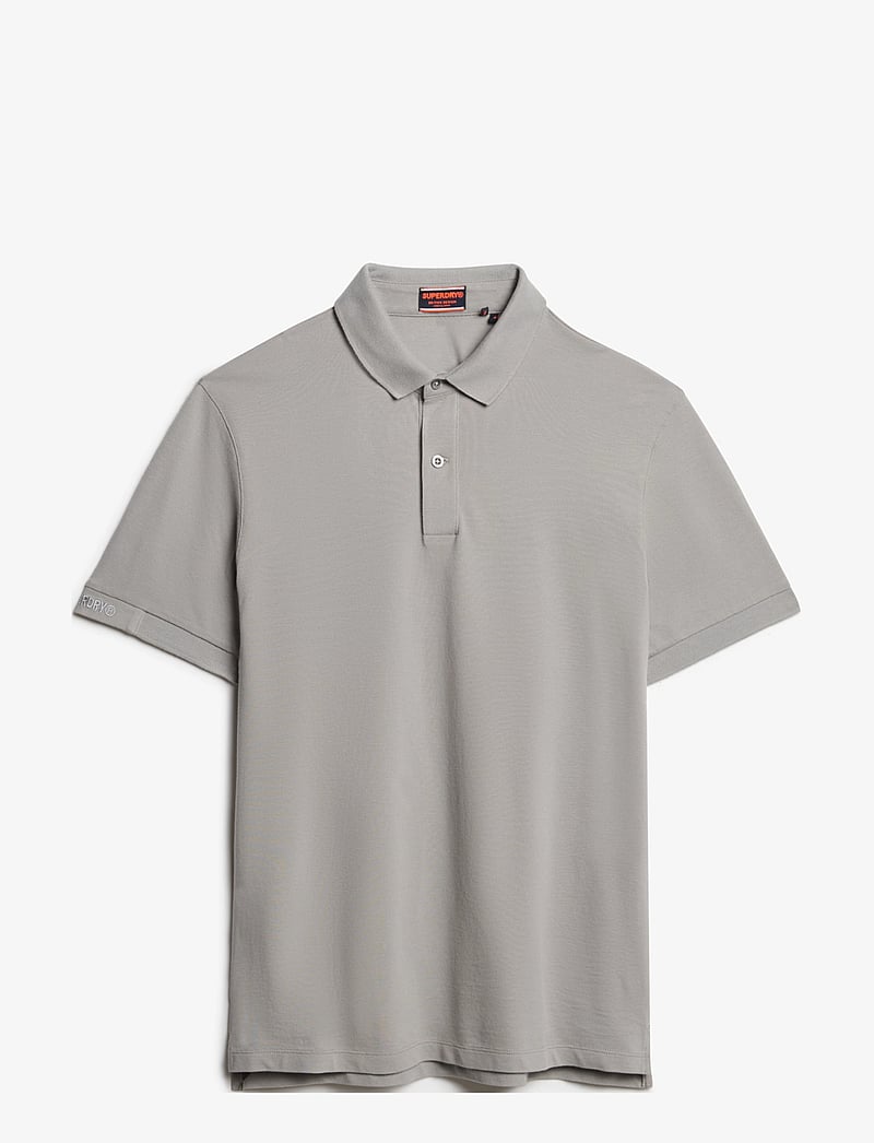 Superdry - CITY PIQUE POLO - kortærmede poloer - dove grey - 1