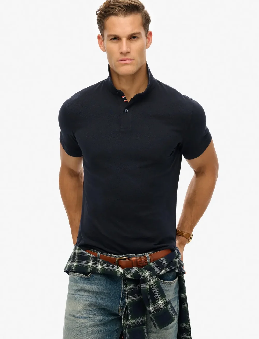 Superdry - CITY PIQUE POLO - kurzärmelig - eclipse navy - 0