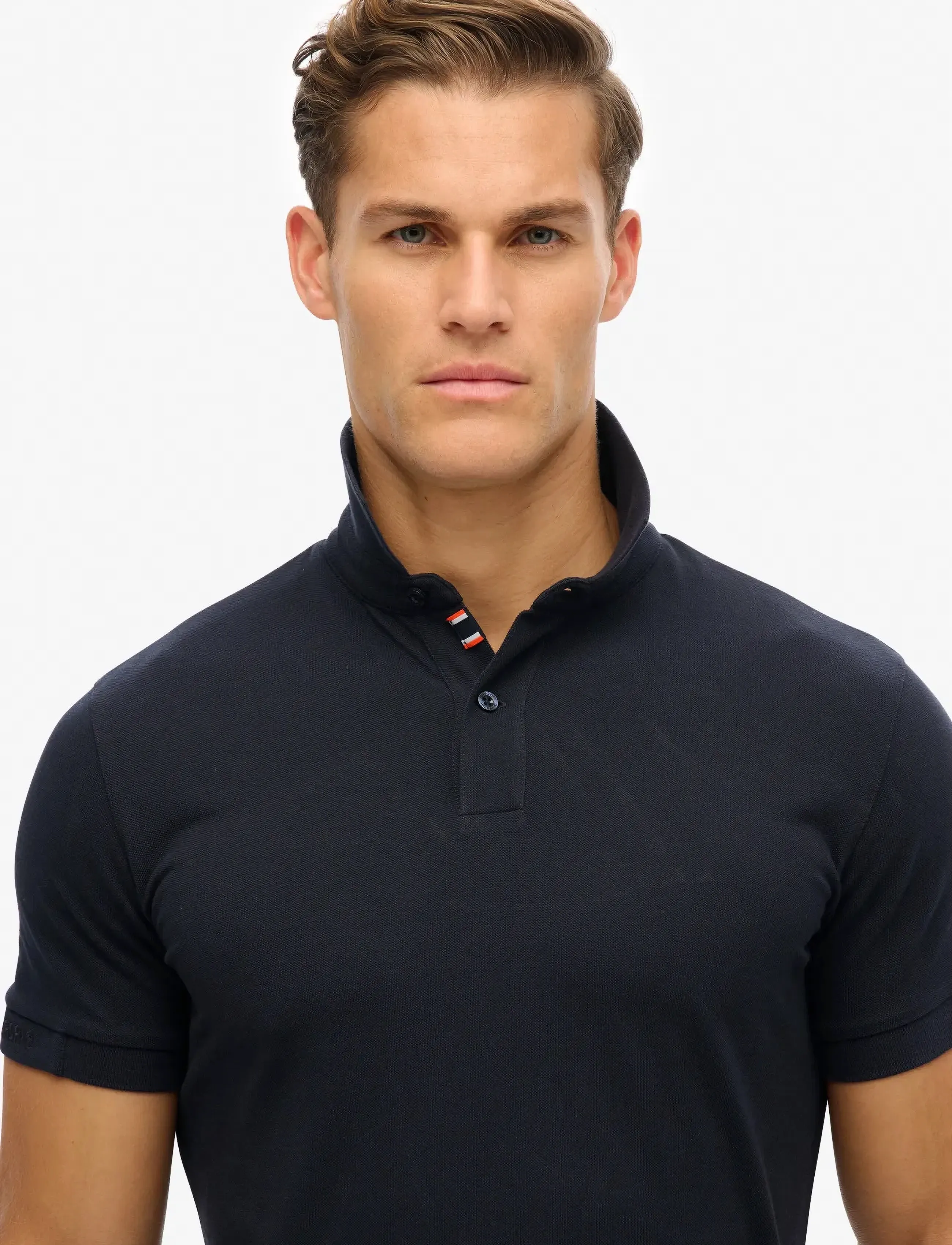 Superdry - CITY PIQUE POLO - short-sleeved polos - eclipse navy - 3