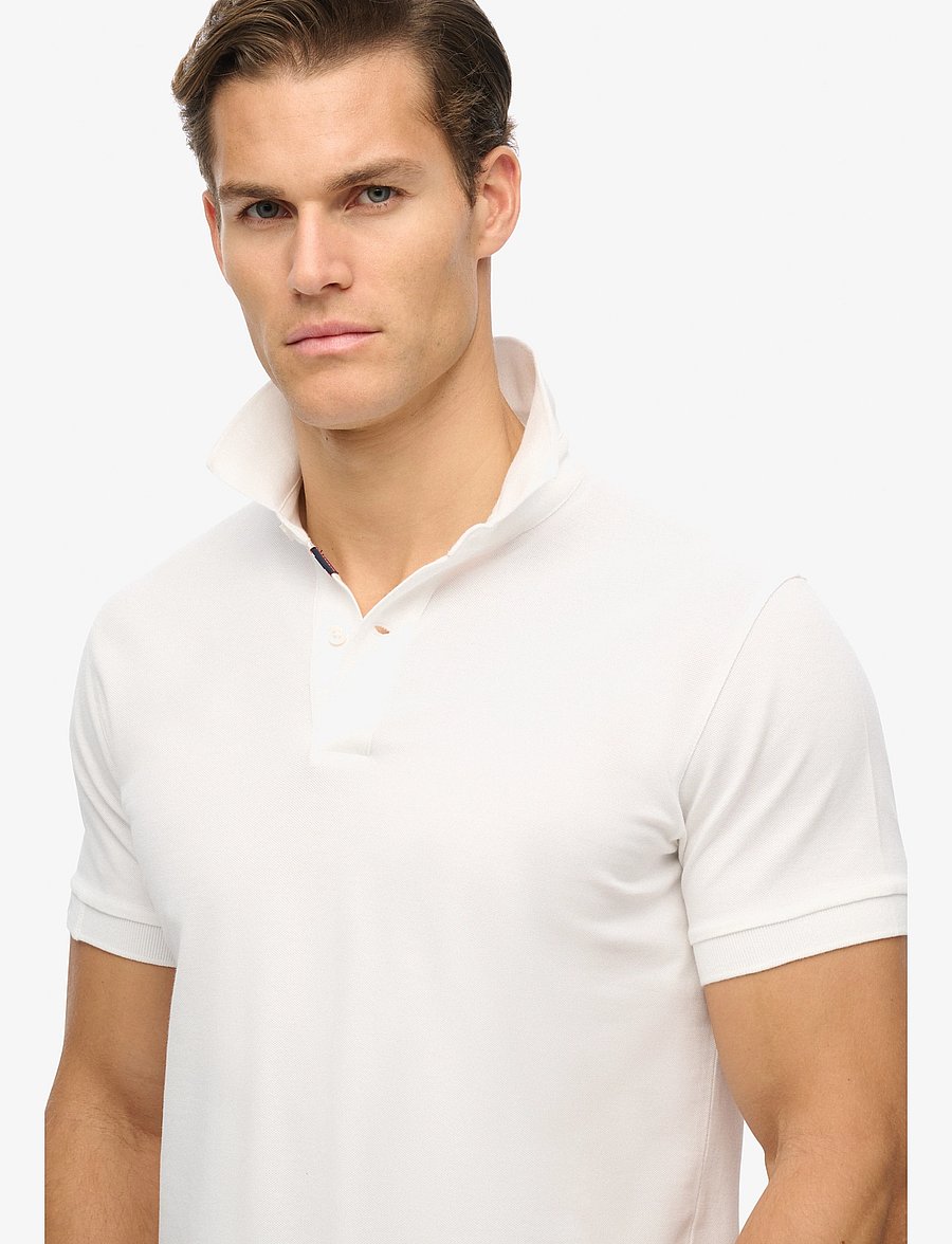 Superdry - CITY PIQUE POLO - kurzärmelig - optic - 3