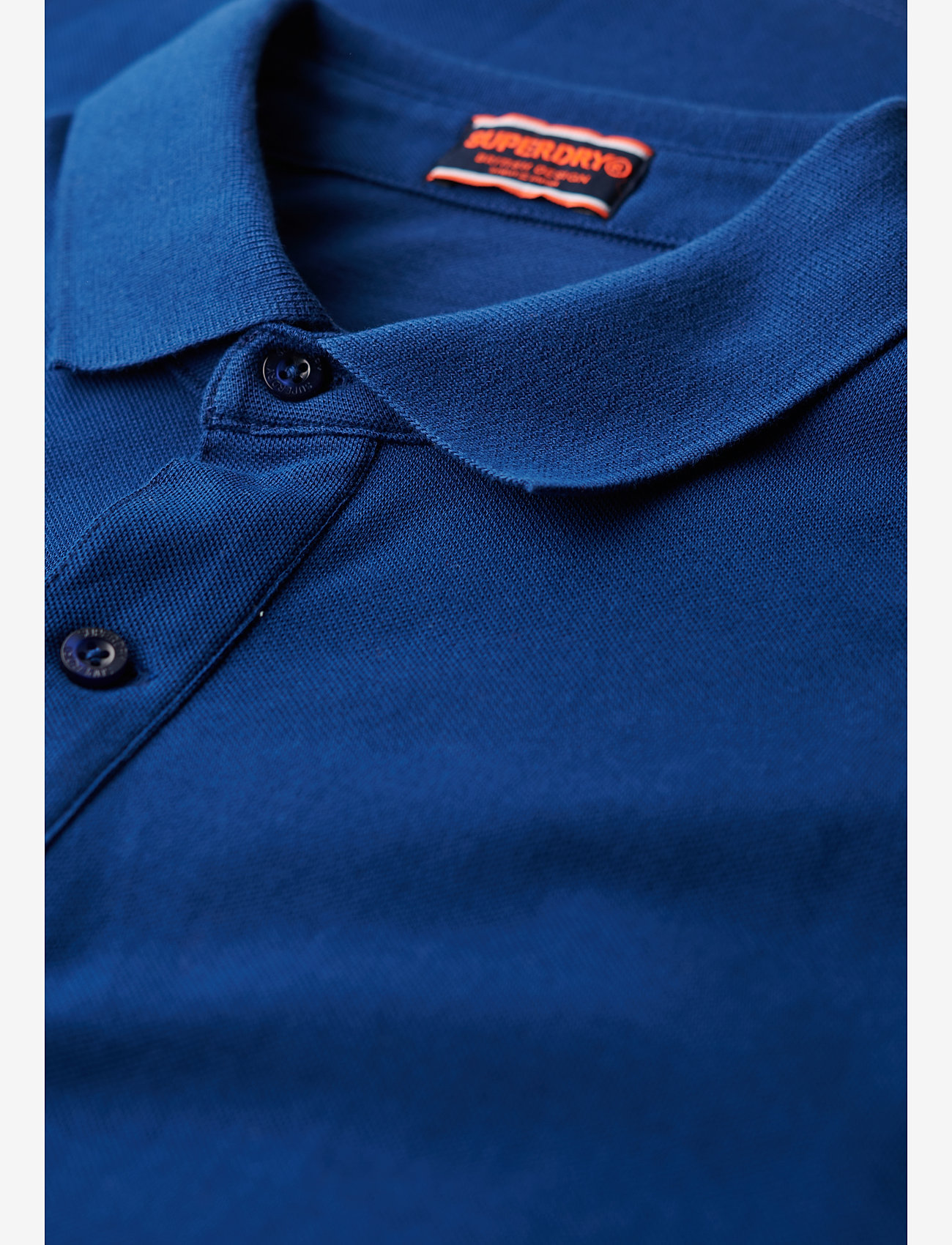 Superdry - CITY PIQUE POLO - lühikeste varrukatega polod - pilot mid blue - 2