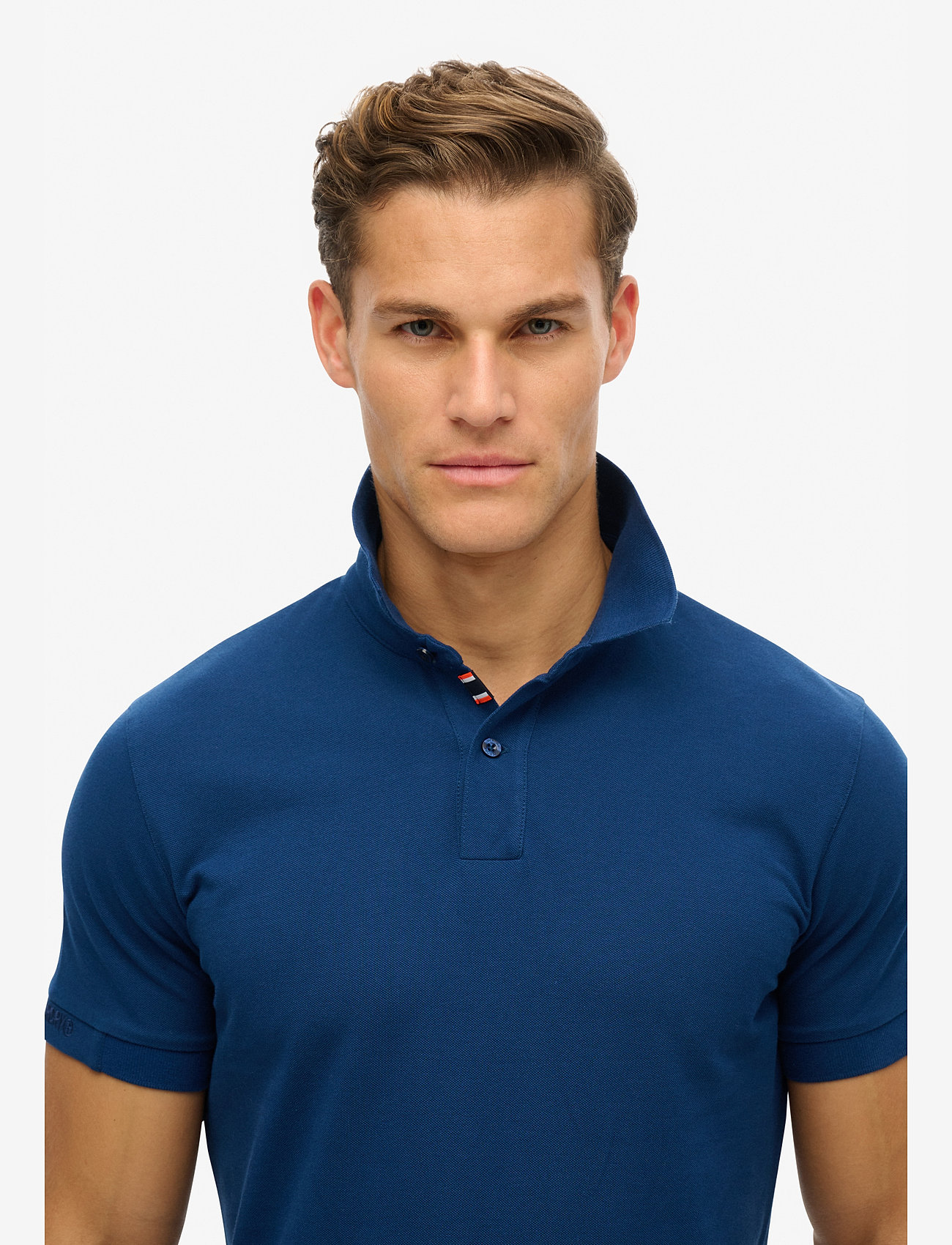 Superdry - CITY PIQUE POLO - lühikeste varrukatega polod - pilot mid blue - 3