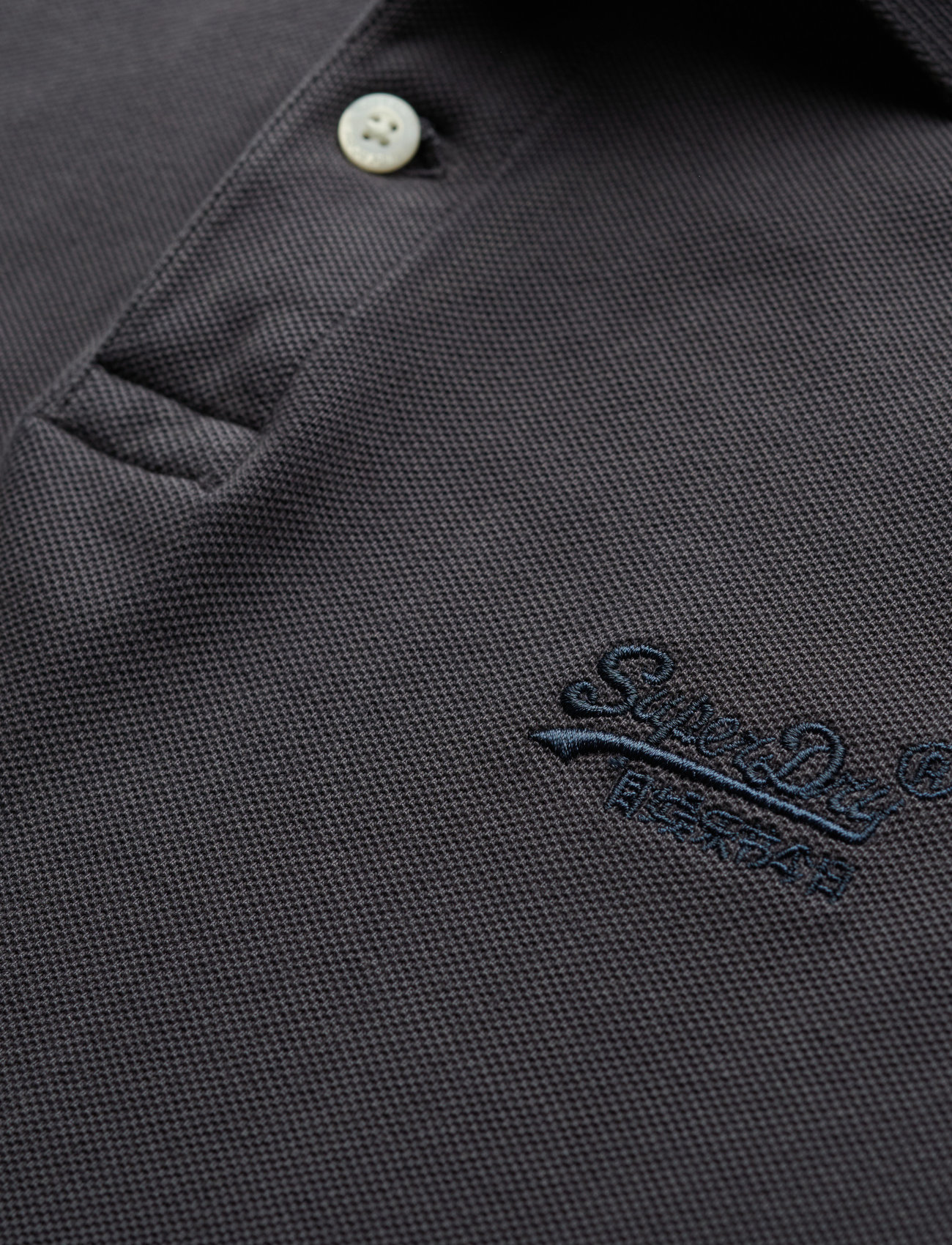 Superdry - VINT DESTROY POLO - die niedrigsten preise - destroy graphic black - 4