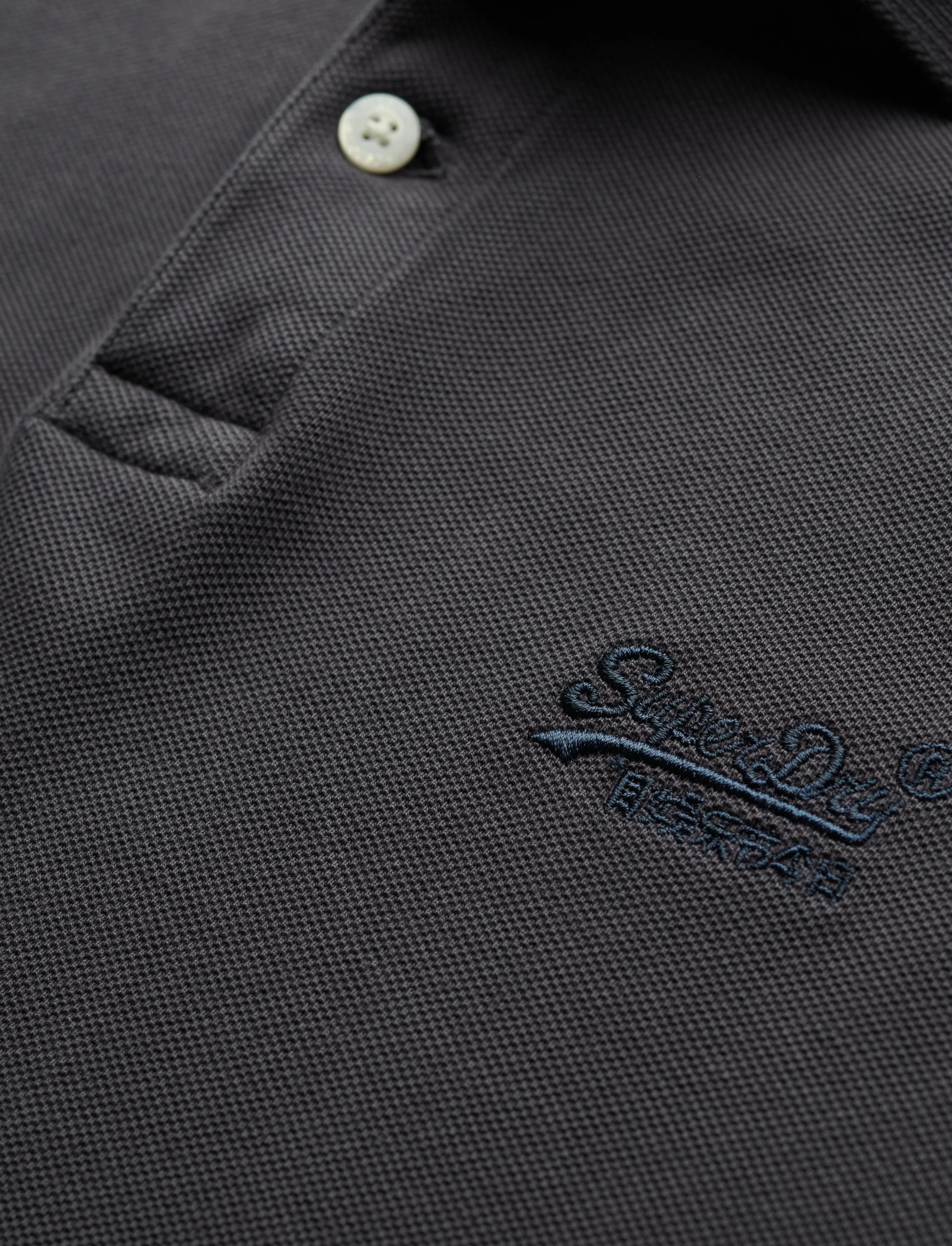 Superdry - VINT DESTROY POLO - destroy graphic black - 4