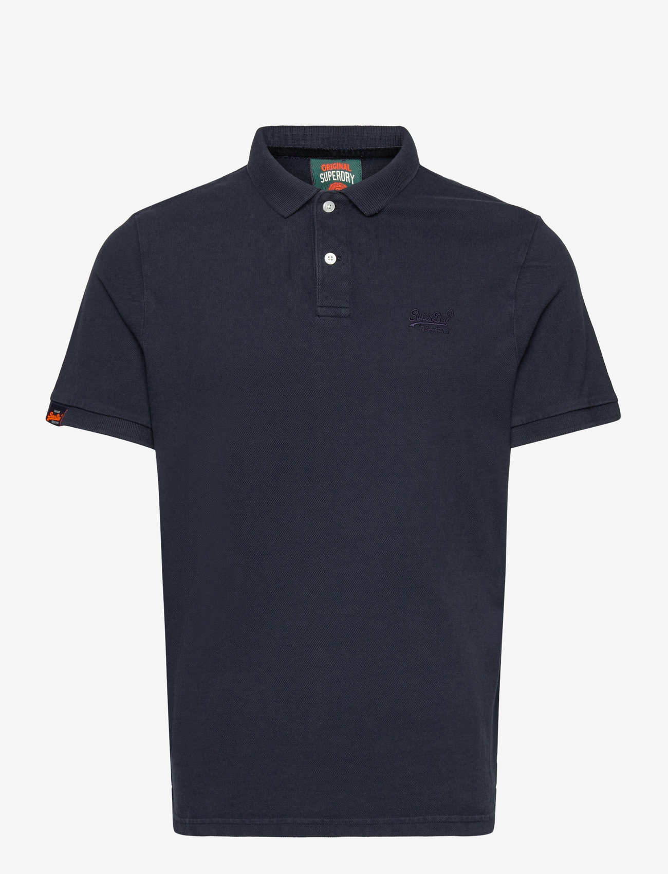 Superdry - VINT DESTROY POLO - lühikeste varrukatega polod - eclipse navy - 1