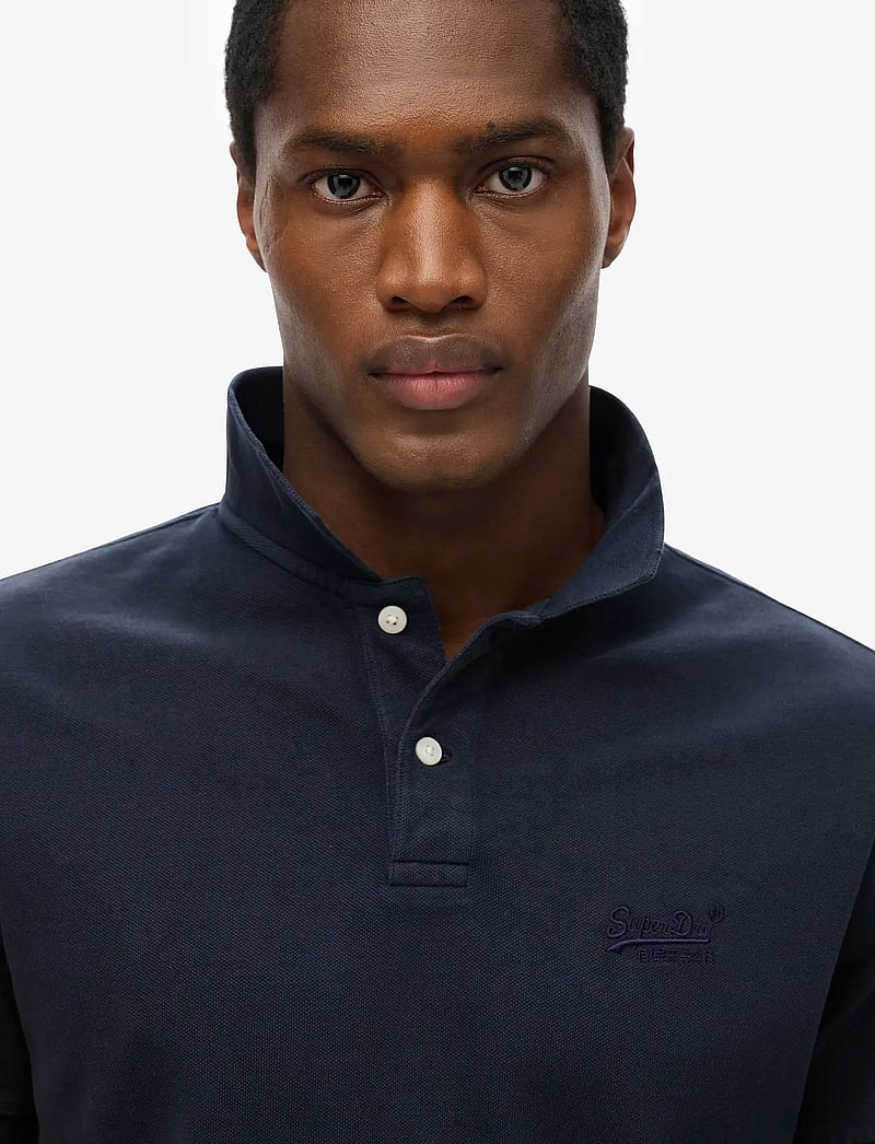 Superdry - VINT DESTROY POLO - lühikeste varrukatega polod - eclipse navy - 3