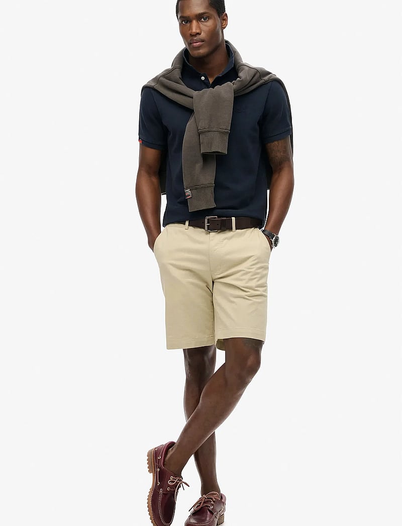 Superdry - VINT DESTROY POLO - lühikeste varrukatega polod - eclipse navy - 4