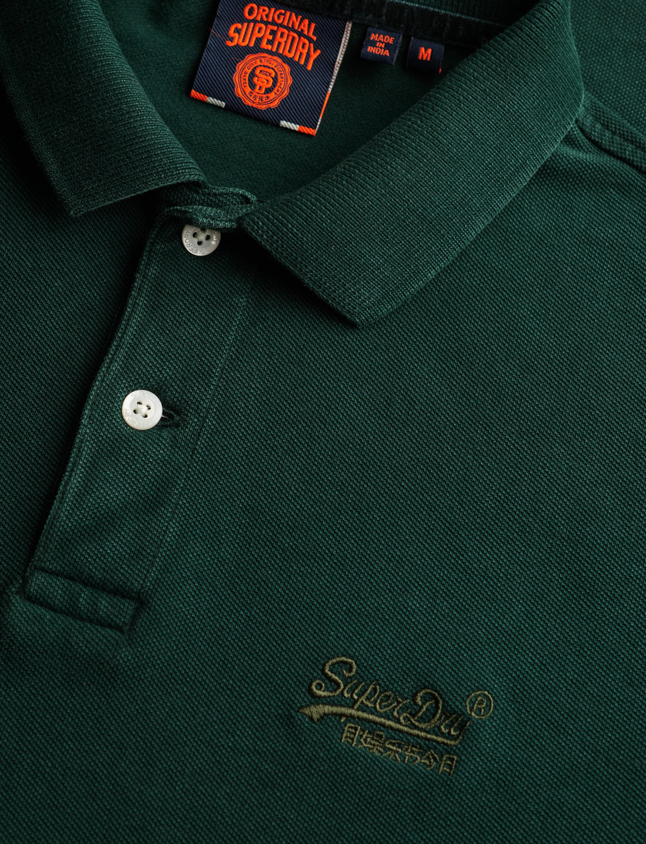 Superdry - VINT DESTROY POLO - enamel green - 4